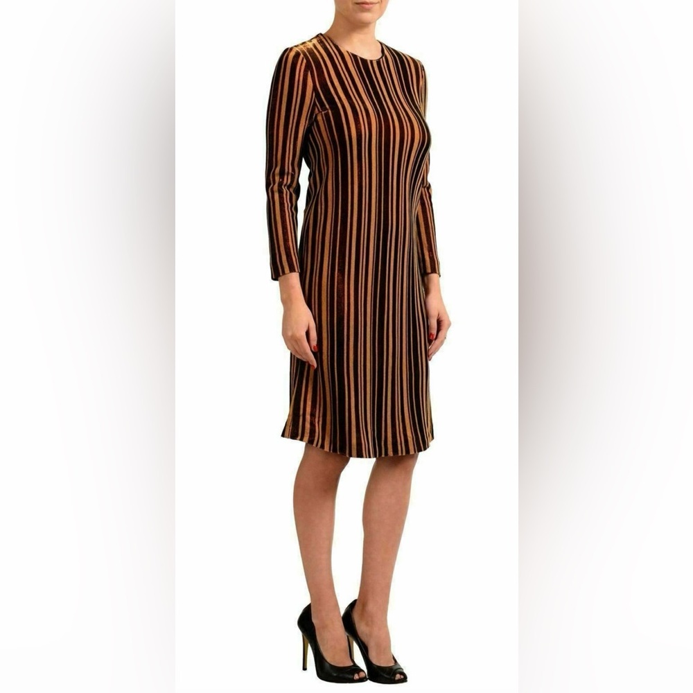 NWT Just Cavalli velvety metallic shift dress